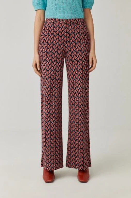 Damesbroek met zakken | Surkana straight trousers with pockets