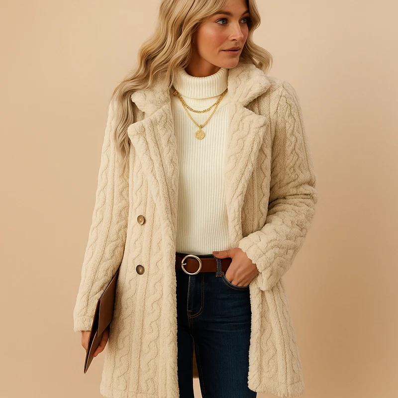 Elegante getailleerde winterjas voor dames | Yara