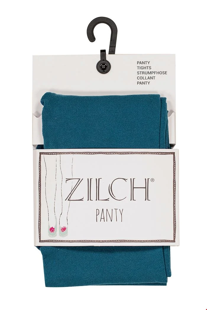 Blauwe panty | Zilch tights petrol