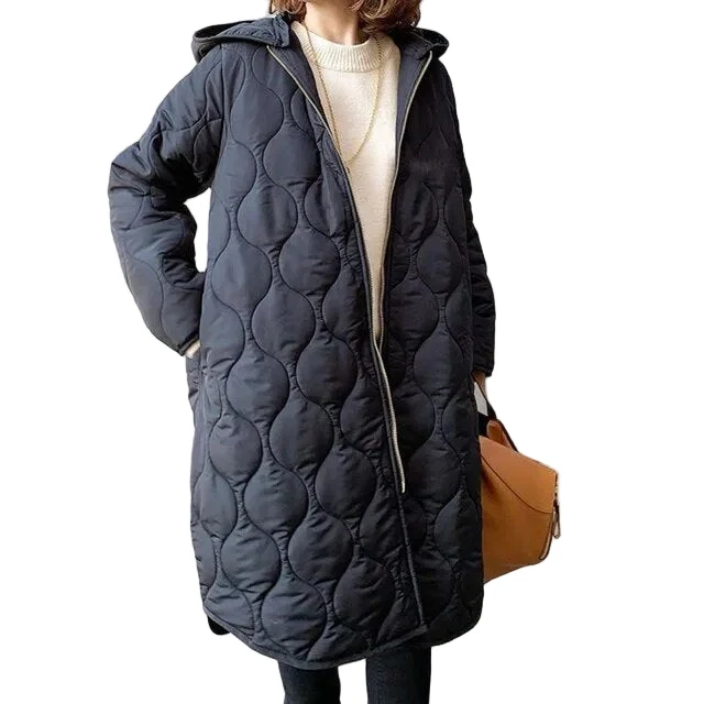 Dames Winterparka met Capuchon Modern Design