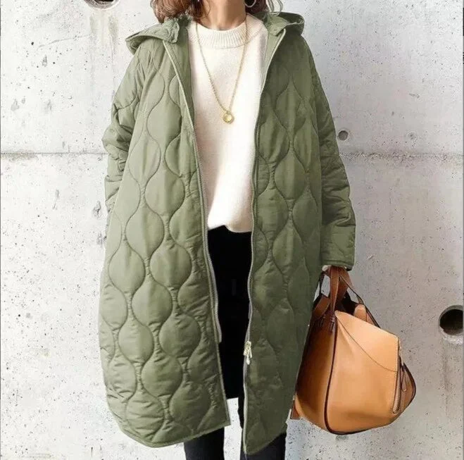 Winterjas Dames Lang als Parka met Capuchon en Hoogwaardige Isolatie