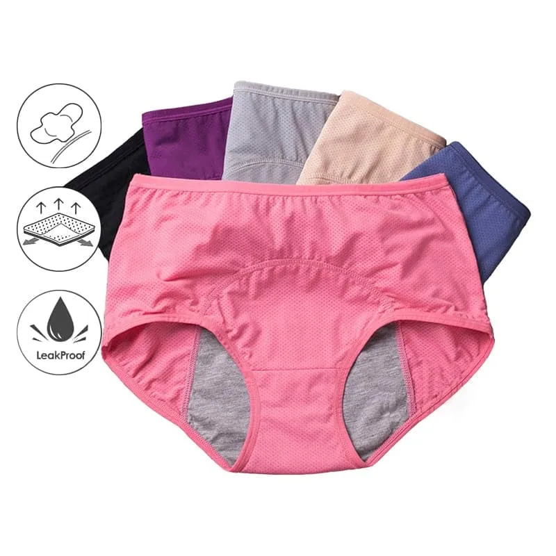 LuxeFit Hoog Taille Lekvrij Ondergoed | Verbeterde comfort en stijl met een koop 5, krijg 5 gratis aanbieding!
