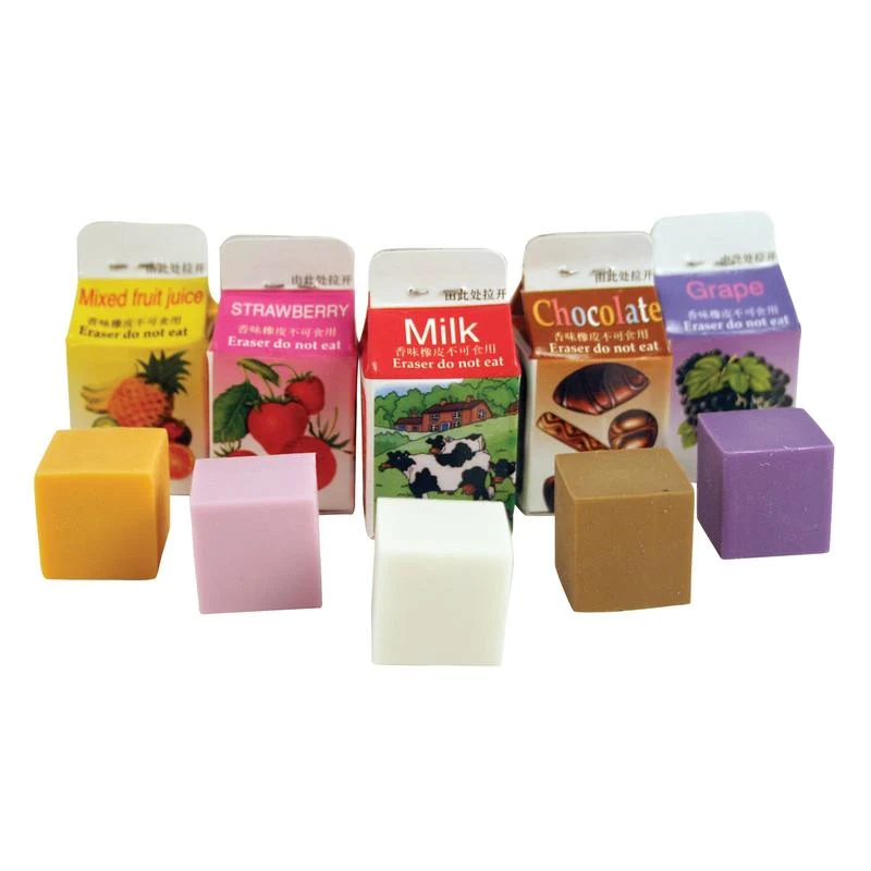 Kikkerland scented erasers milk pack