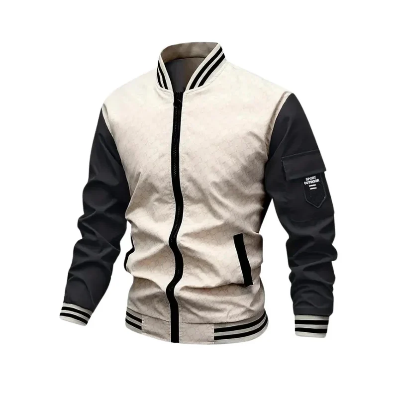 Heren Bomberjack Regular Fit Met Ritssluiting