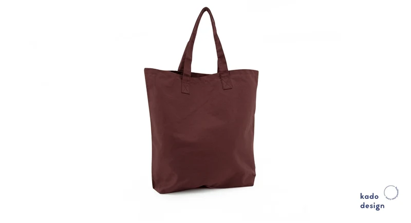 Kadodesign cotton bag merlot