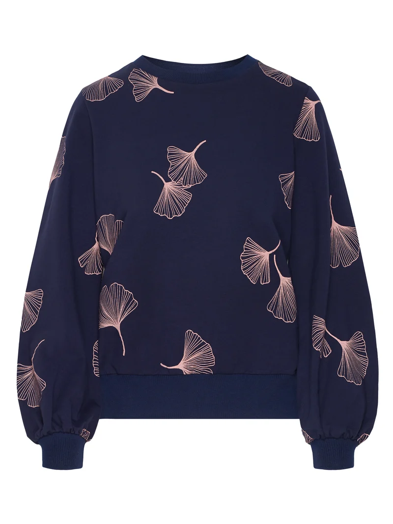 Mademoiselle YéYé here we go sweatshirt gingko blue