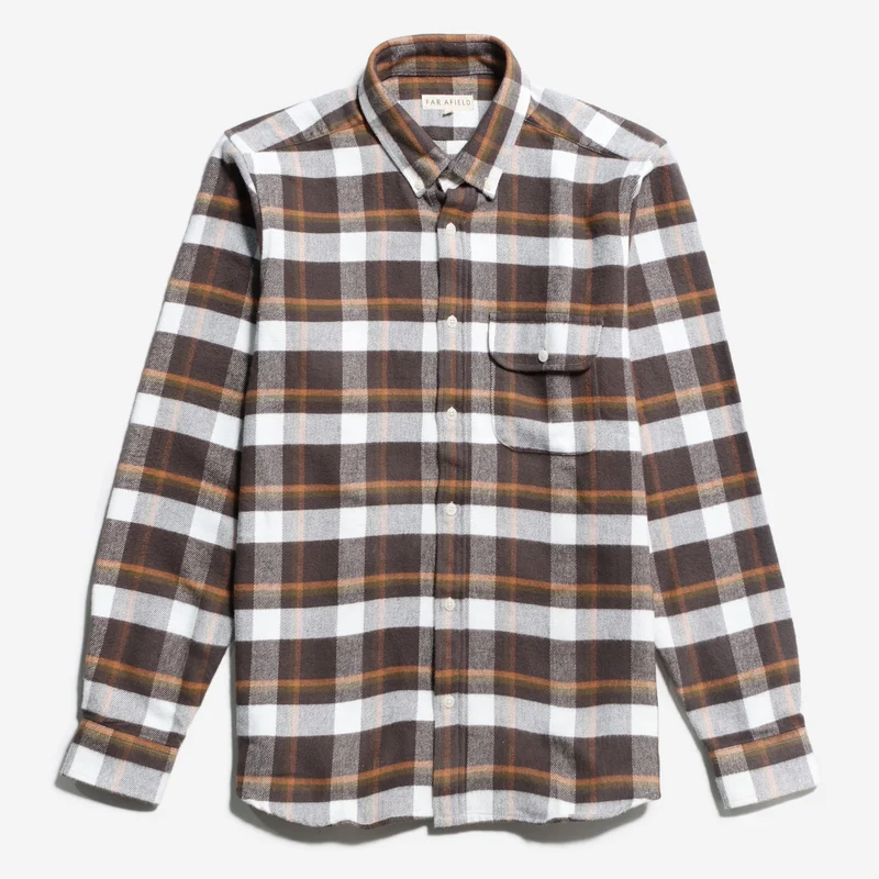 Overhemd met ruitprint | Far Afield Larry shirt inverness check multi