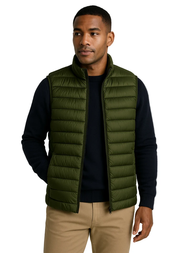 Heren Bodywarmer Minimalistisch Ontwerp