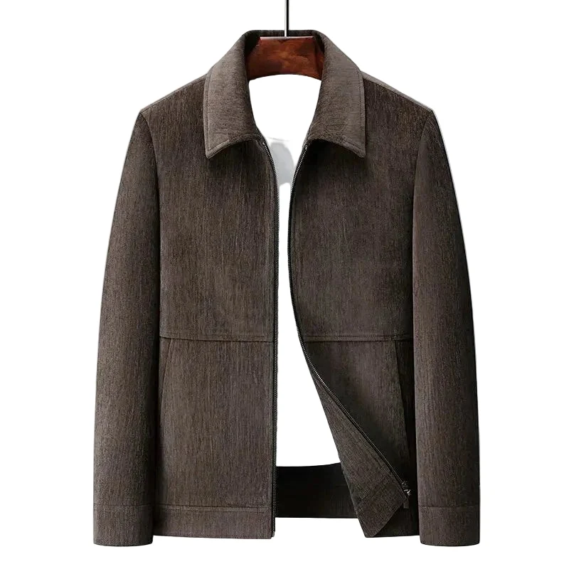 Heren Jacket Tijdloos Ontwerp voor Herfst en Winter