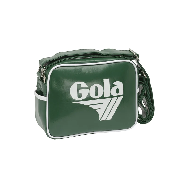 Gola micro redford messenger bag bottle green / white