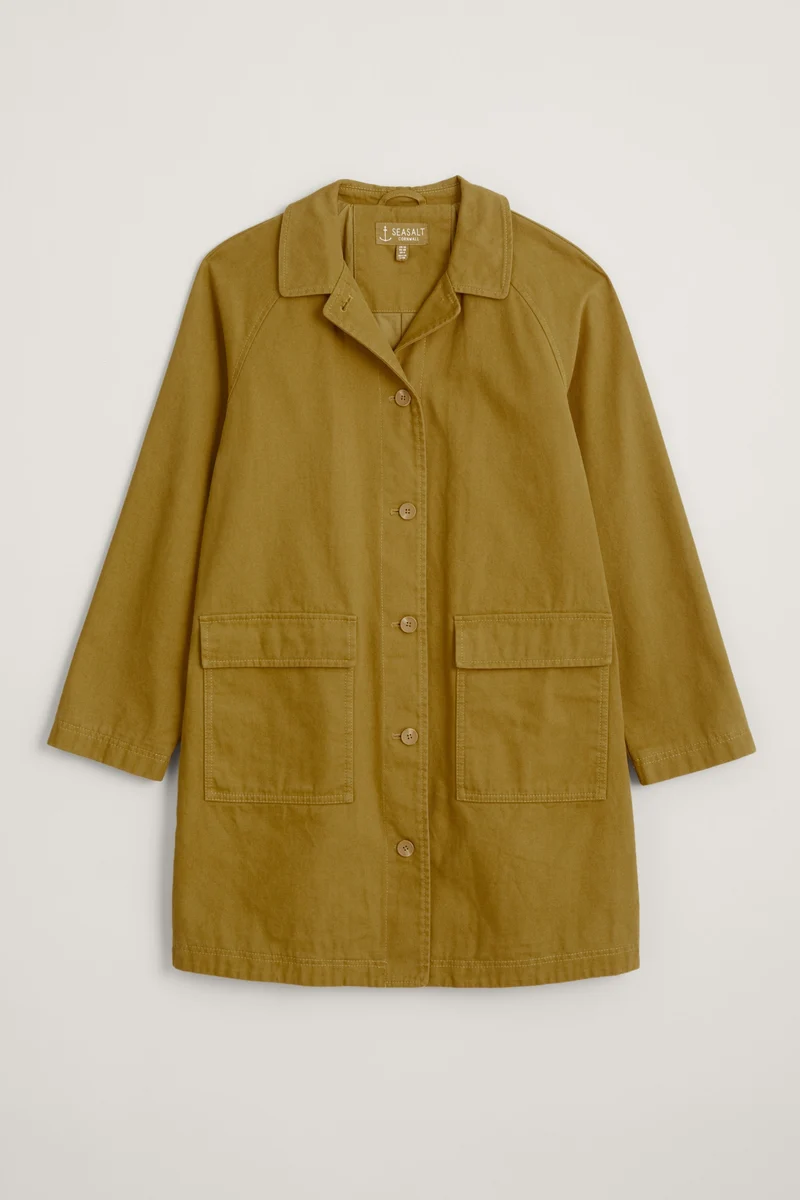 Zomerse gele jas | Seasalt Cornwall Roberts coat pear