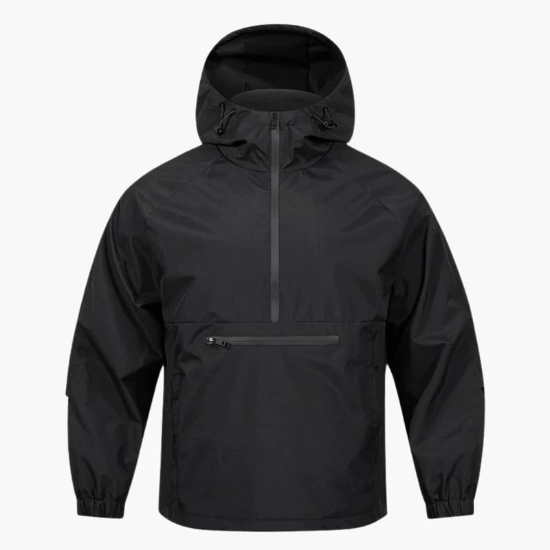 Heren Soft Shell Jas met Kap en Borstzak