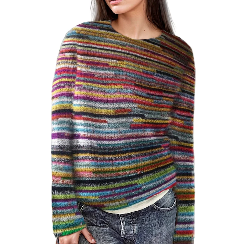 Dames Trui Met Patroon Casual