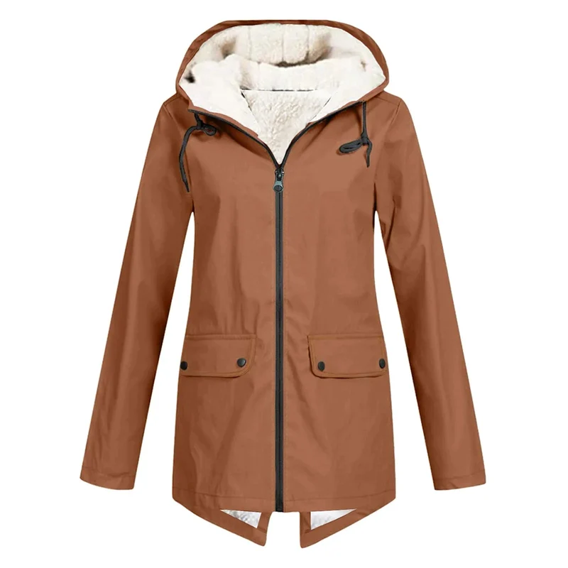 Dames Jack met Capuchon en Ritssluiting