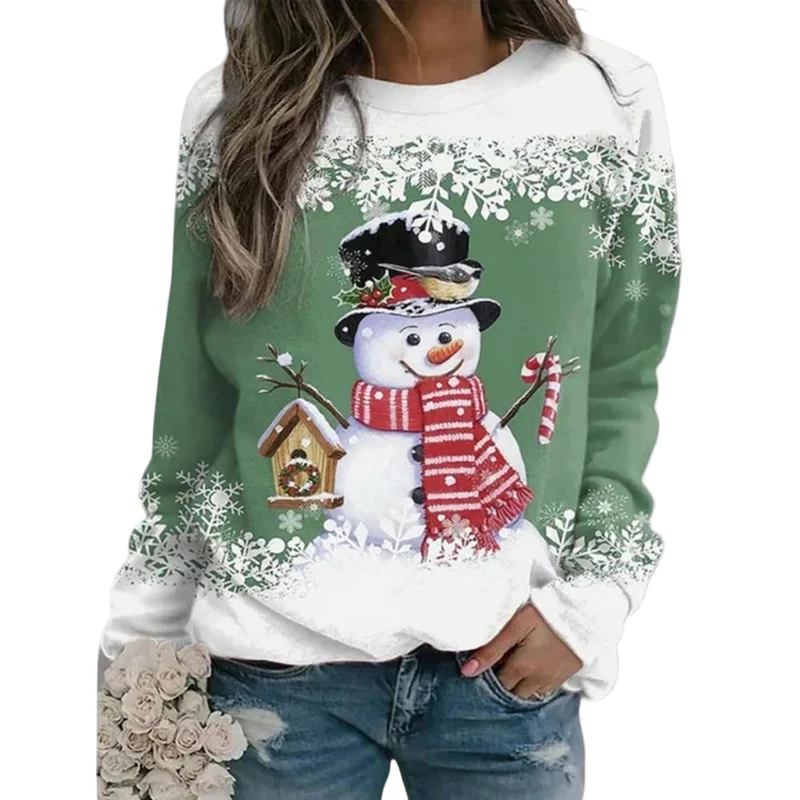 Dames Feestelijke Kersttrui Warm en Comfortabel