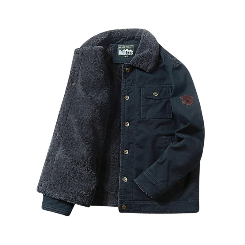 Heren Werkjas Met Fleece Voor Koude Dagen