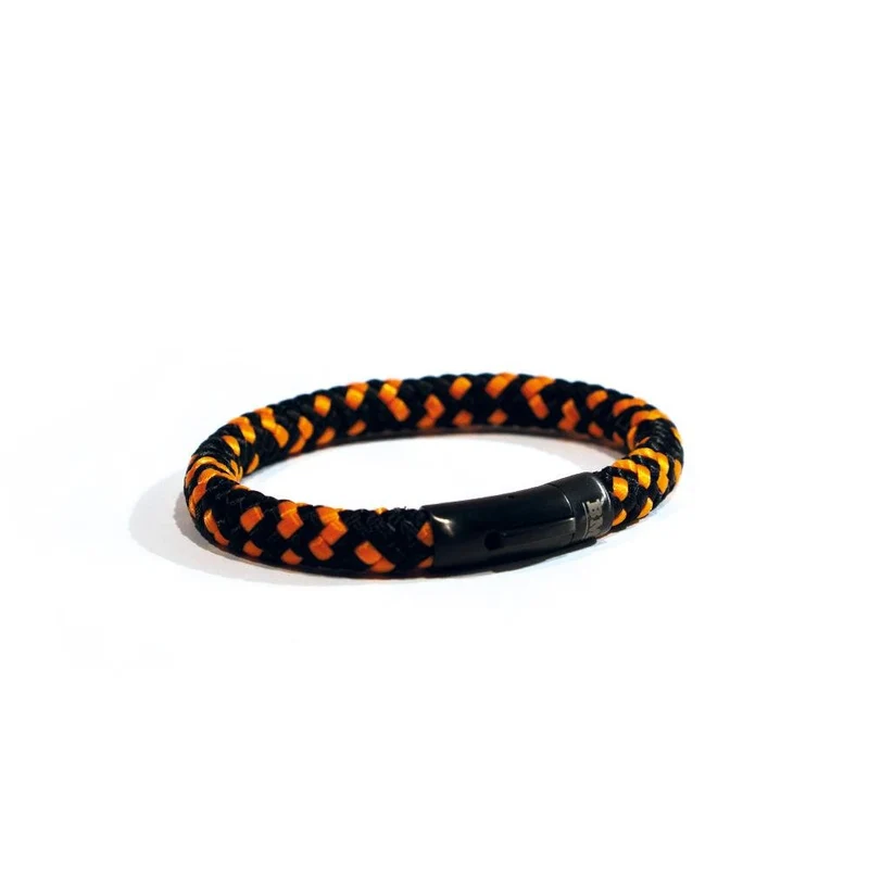 Bracelets for men herenarmband orange burst