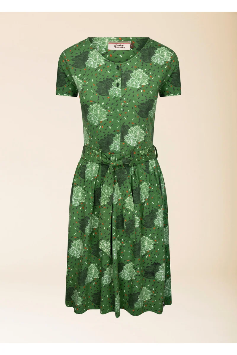 Groene Jurk Met A-Lijn Rok | 4 Funky Flavours Farewell My Summer Love