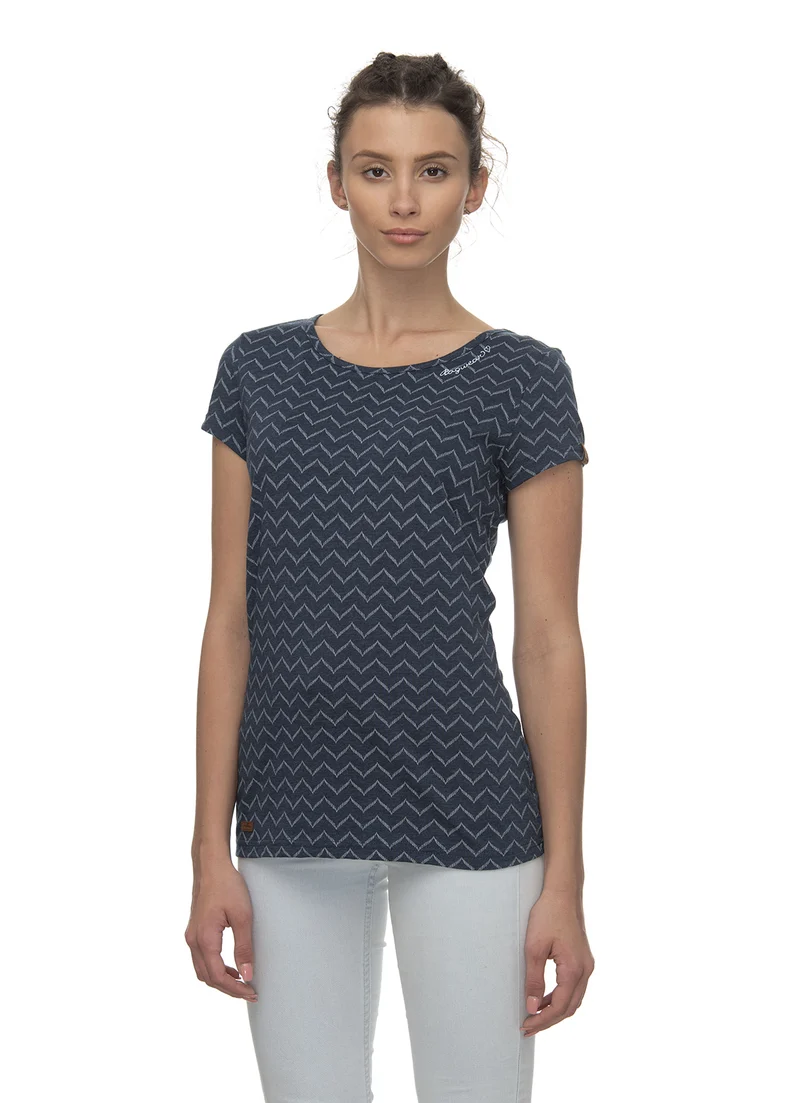 Ragwear Top Mint Zig Zag Denim Blue