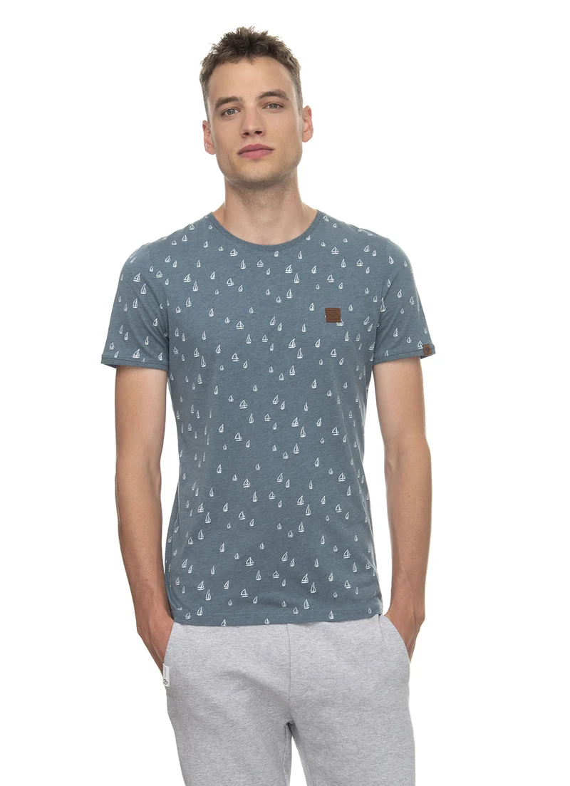 Ragwear Men T-Shirt Myles Denim Blue