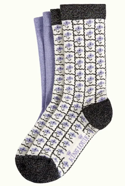 2 paar sokken | King Louie Socks 2-pack yucca black