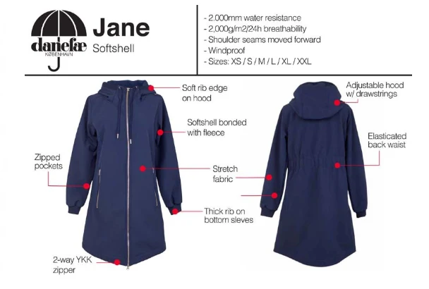 Danefae Danejane Softshell Red