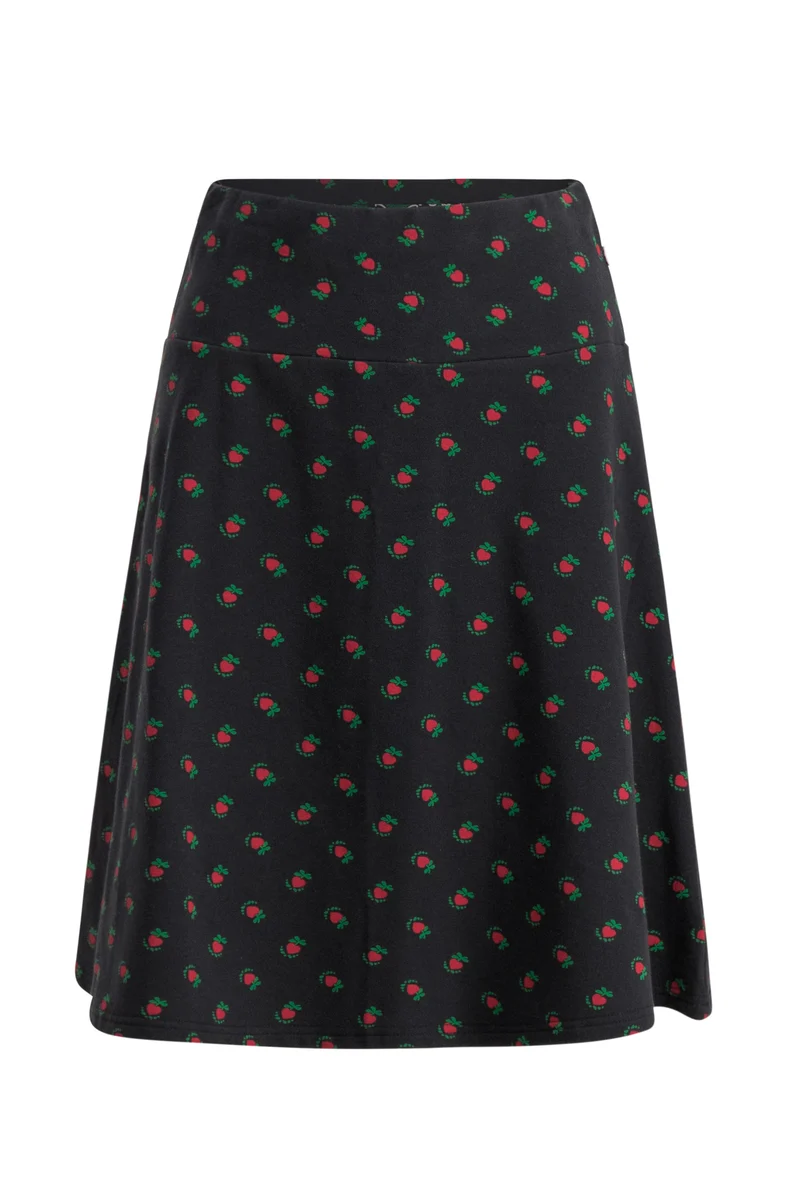 Blutsgeschwister Himmelsglocken Skirt Tiny Heart Black