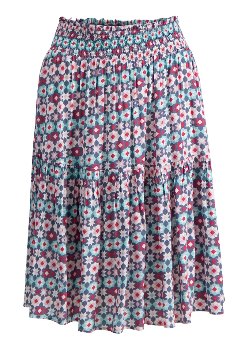Blutsgeschwister Wanderwirbel Skirt Blue Alpine Star