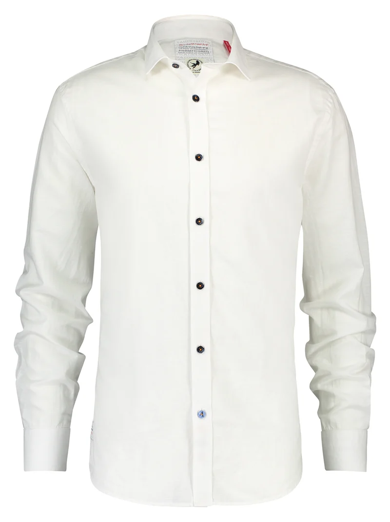 A Fish Named Fred Shirt White Linen Off White