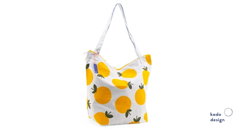 Kadodesign cotton bag limon