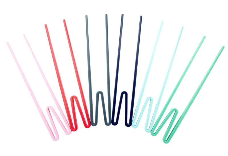 Rice plastic beginner friendly chopsticks in 6 assorted believe in red lipstick