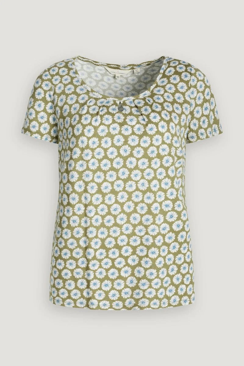 Comfortabele top van bamboe | Seasalt Cornwall appletree top sea daisy cut stem