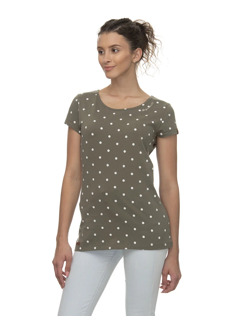 Ragwear Top Mint Dots Olive