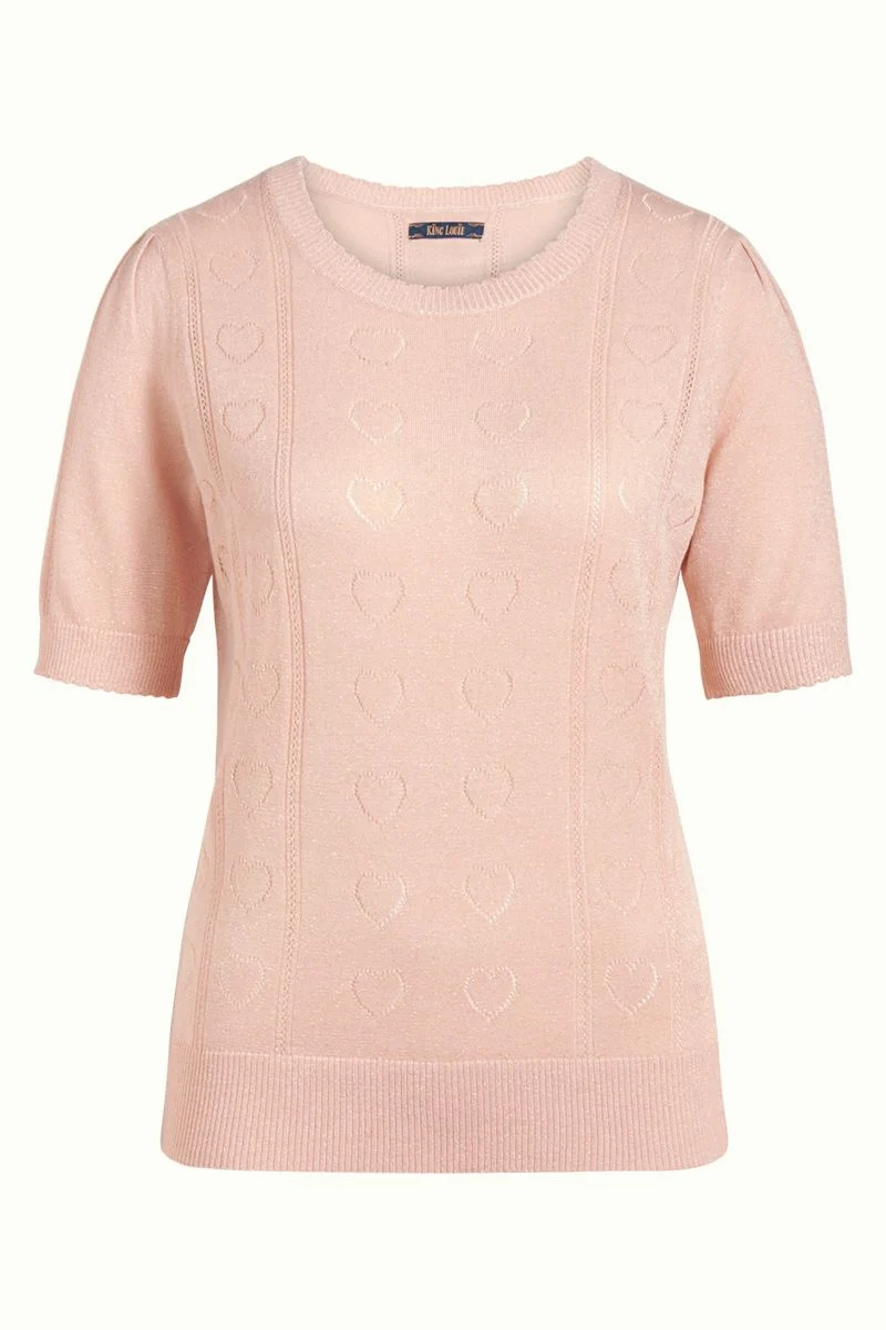 King Louie Agnes Top Decor Pale Pink