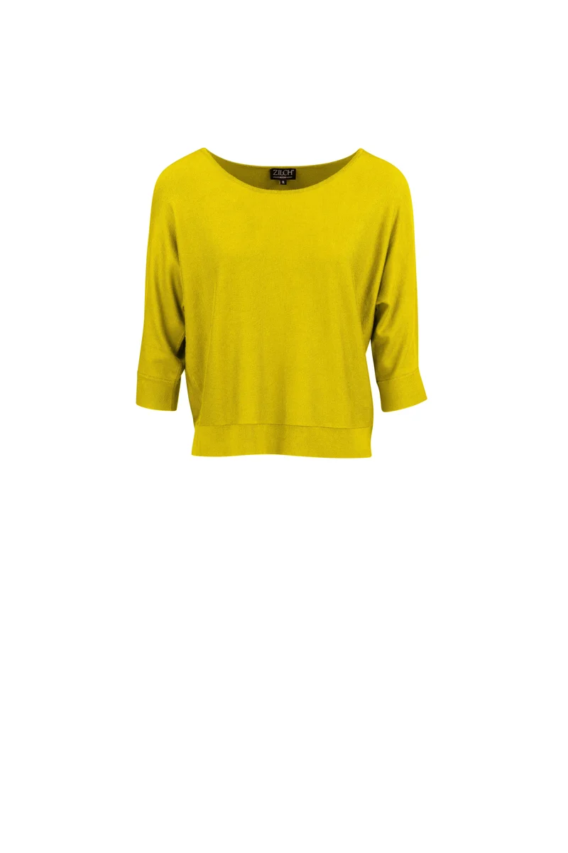 Luchtige Top Van Bamboe | Zilch Top Batsleeve Honey