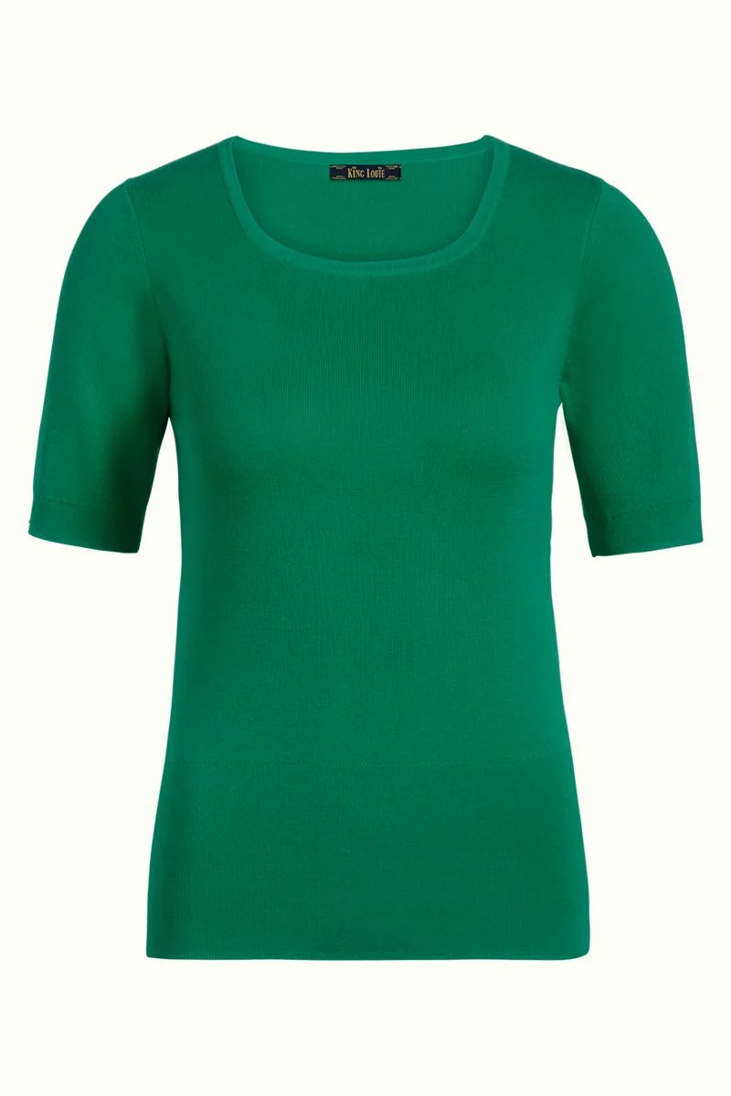 King Louie Lexi Top Cottonclub Peapod Green