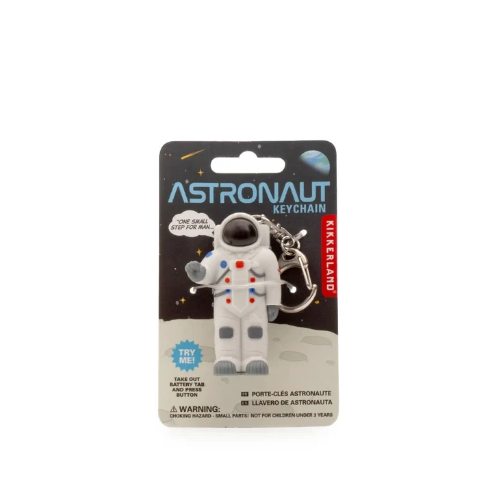 Kikkerland astronaut keychain