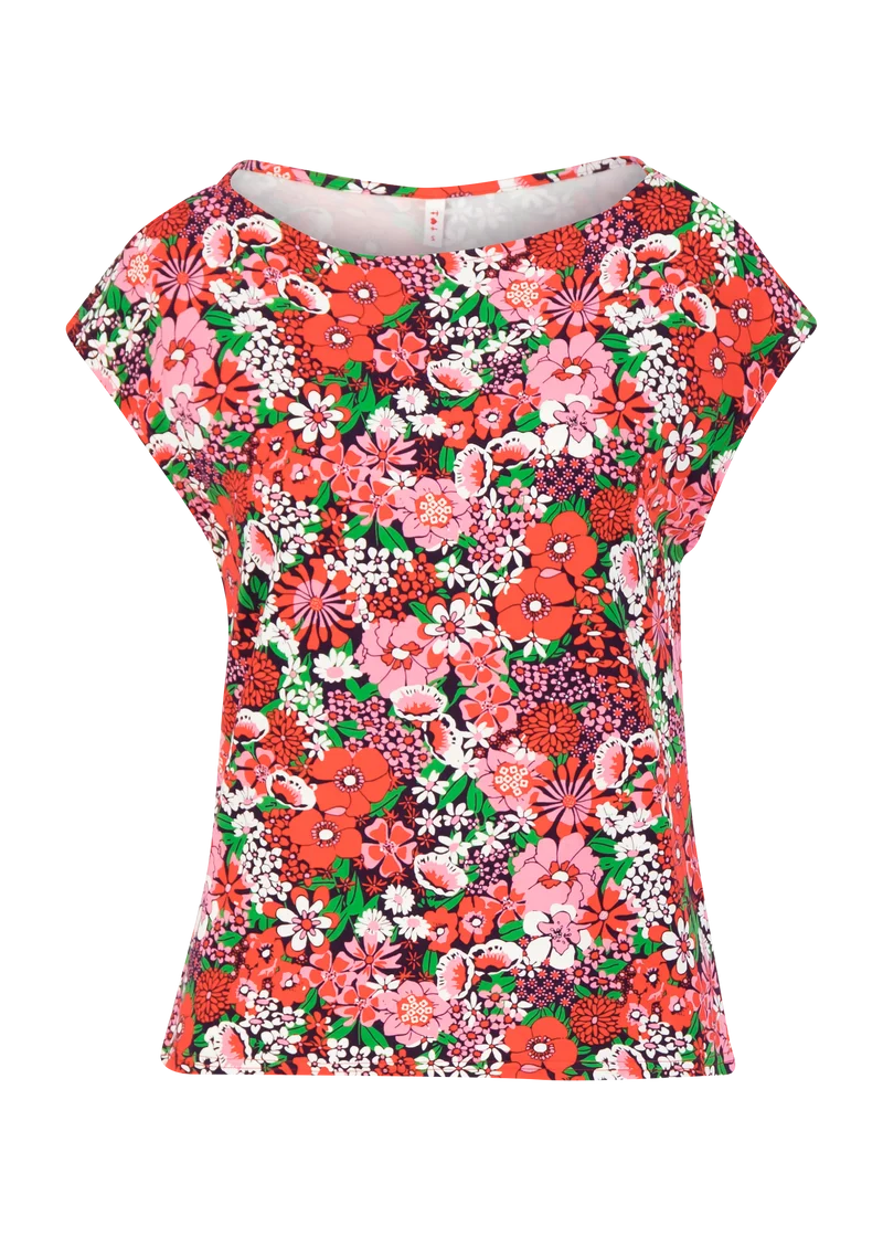 Bloementop van duurzame viscose | Blutsgeschwister flowgirl tee eau de bloem