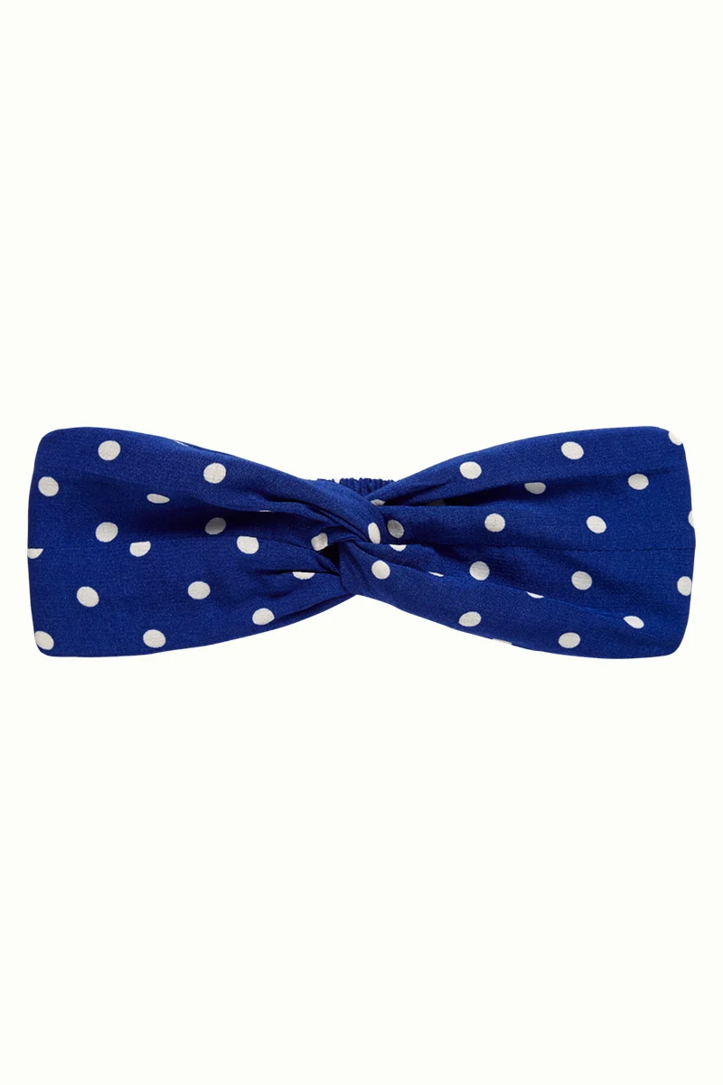 Haarband van duurzame viscose | King Louie twist hairband pablo midnight