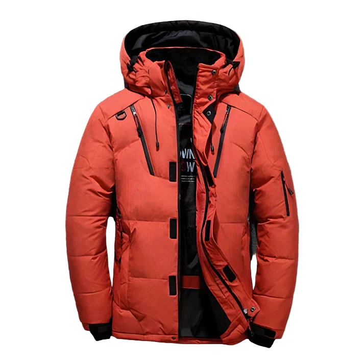 Heren Winterjas Met Verstelbare Capuchon