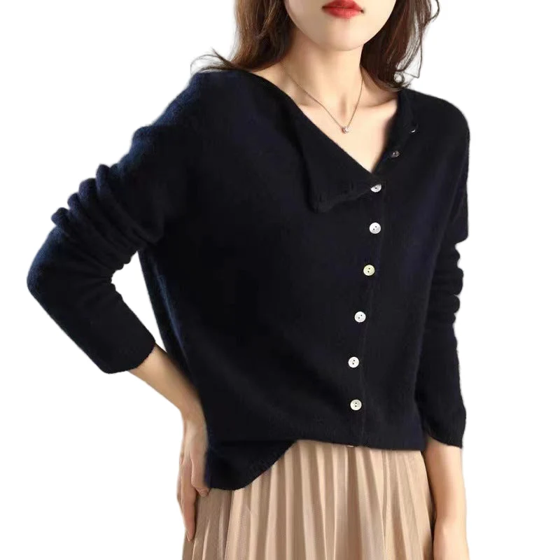 Dames Gebreide Trui Vintage Casual Met Uniek Patroon