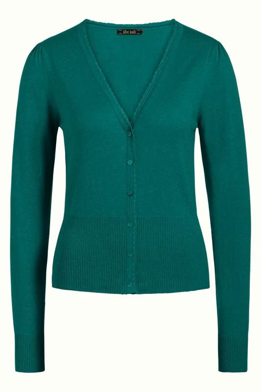 King Louie Cardi V Cocoon Para Green