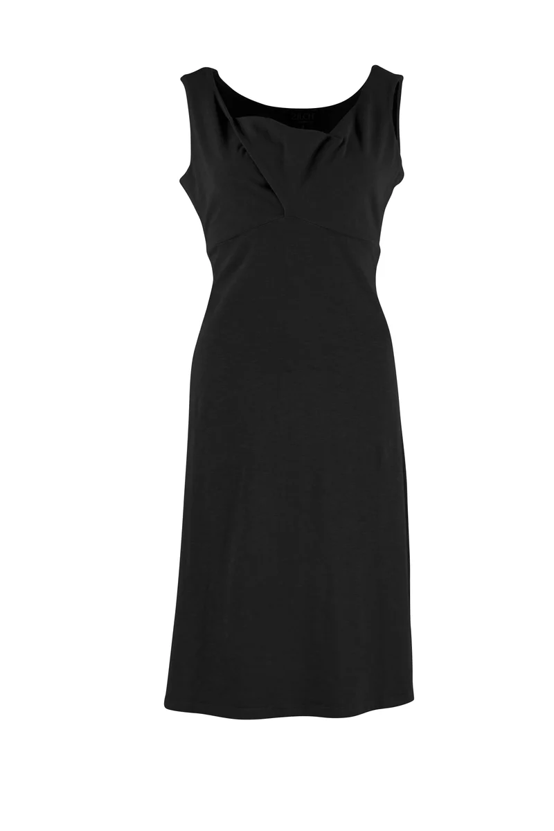 Zwarte Soepelvallende Mouwloze Jurk | Zilch Dress Sleeveless Black