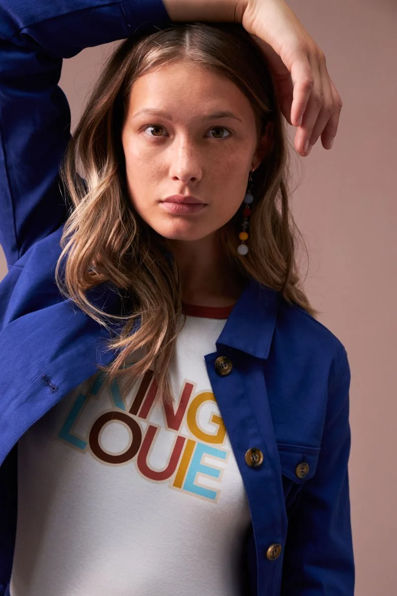 King Louie Logo Tee Marshmellow