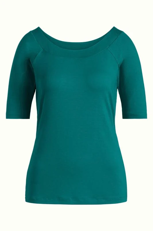 King Louie Sarah Top Viscose Lycra Para Green