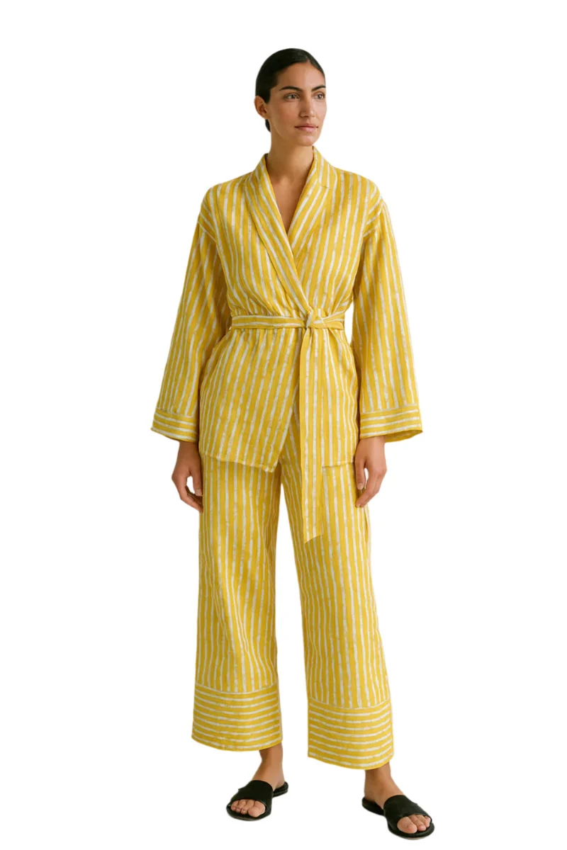 Dames Lounge Set Casual Oversized Geweven Stof