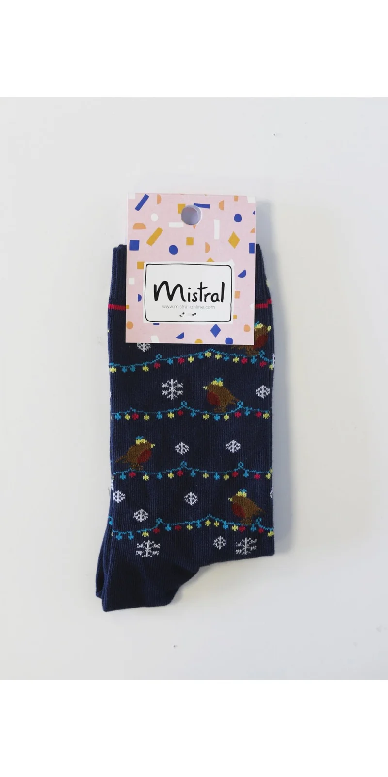 Mistral Robin And Lights Sock Navy