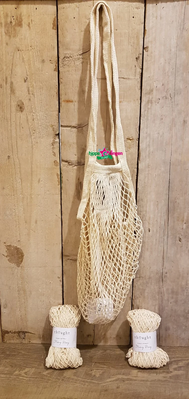 Thought String Bag White