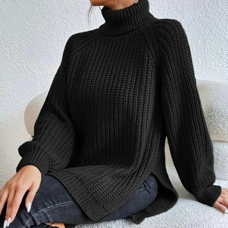 Dames Turtleneck Trui van Katoen - Comfortabele Coltrui voor Diverse Stijlen
