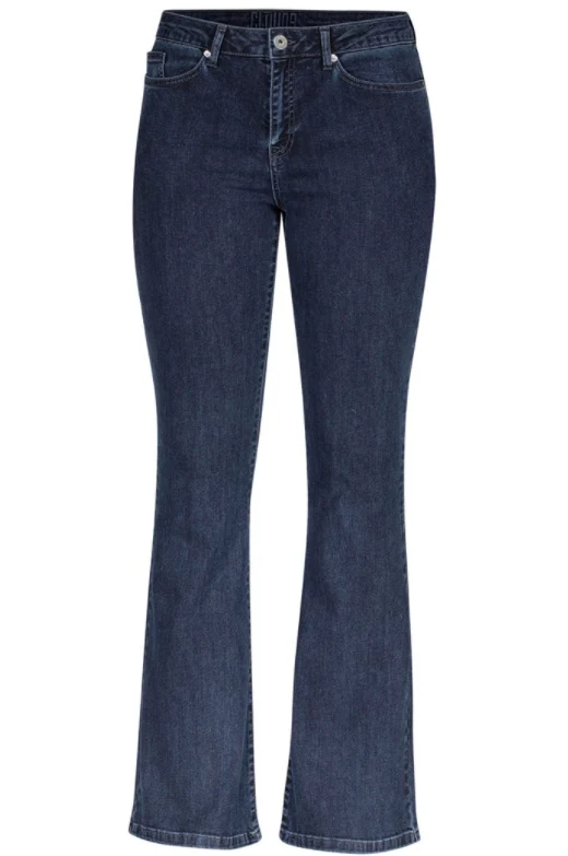 5-pocket jeans met wijde pijpen | Cloud9 Dora bell bottom mid blue